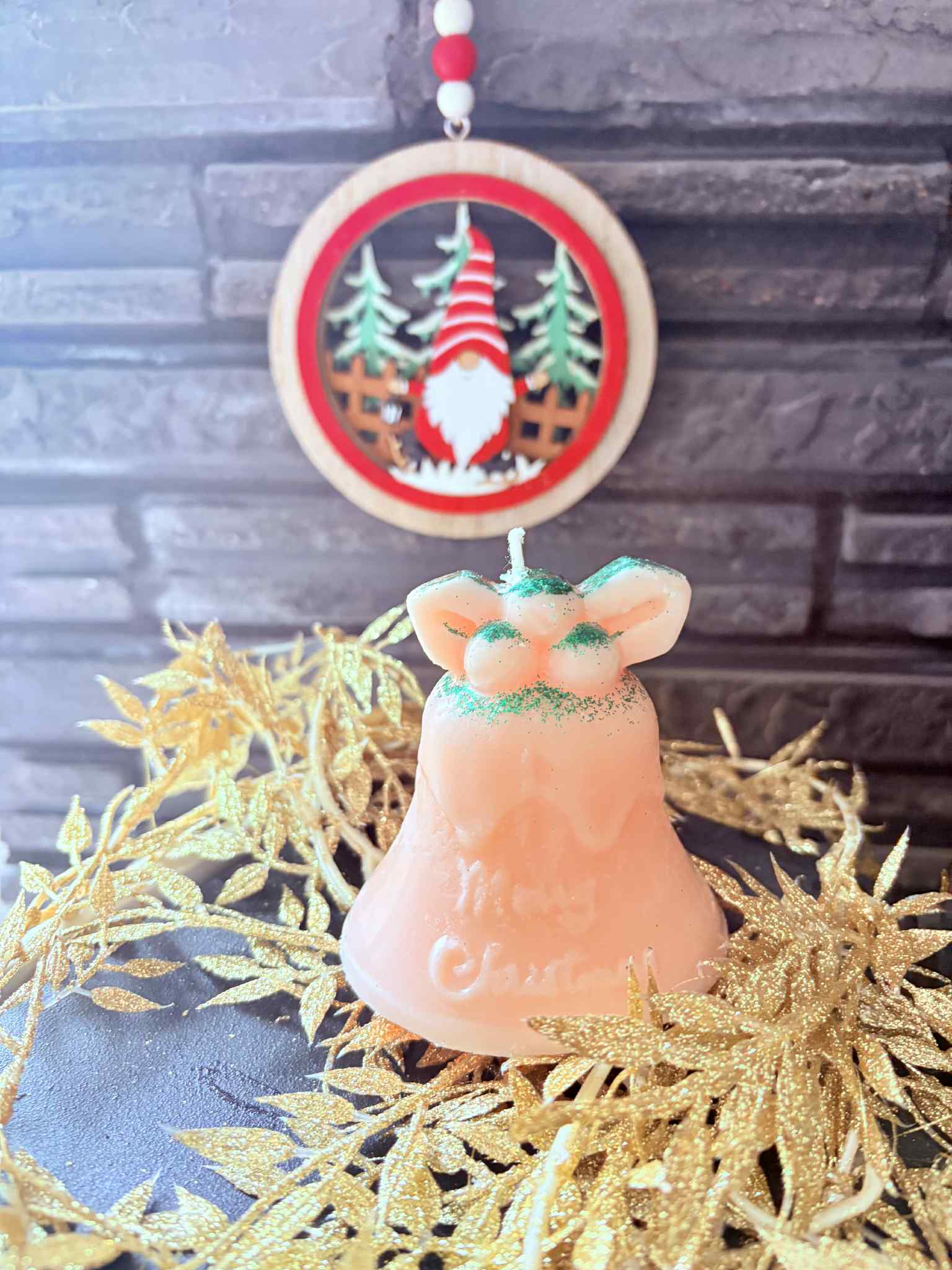 Bougie - Cloche de Noël