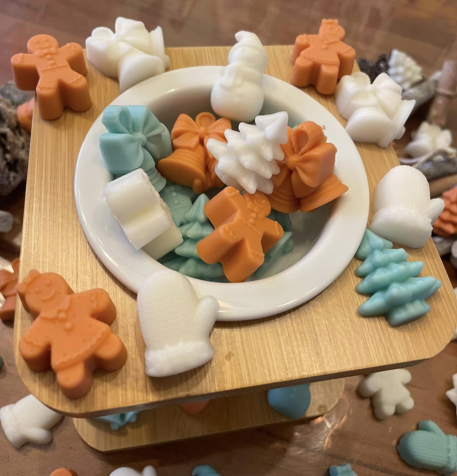 Lot de 10 fondants - spécial Noël