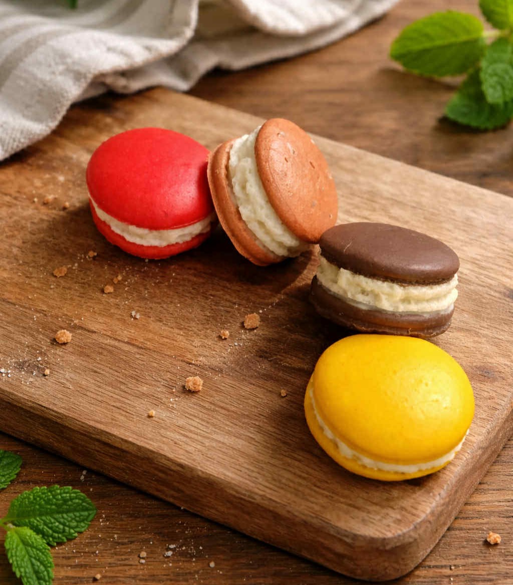 Macarons parfumés (4 pièces)